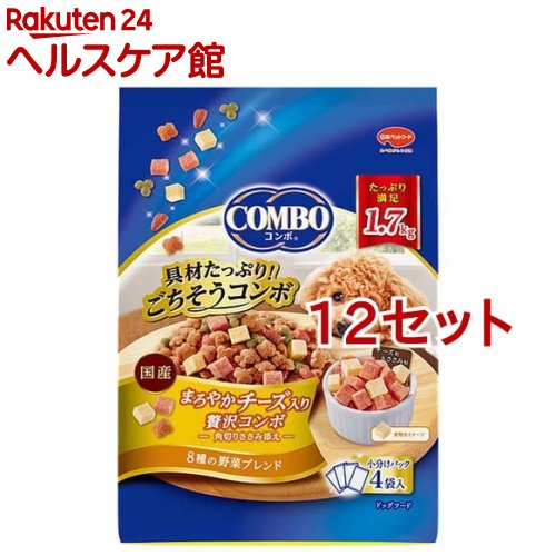 コンボ ドッグ まろやかチーズ入り(1.7kg*12セット)【コンボ(COMBO)】 15,495円
