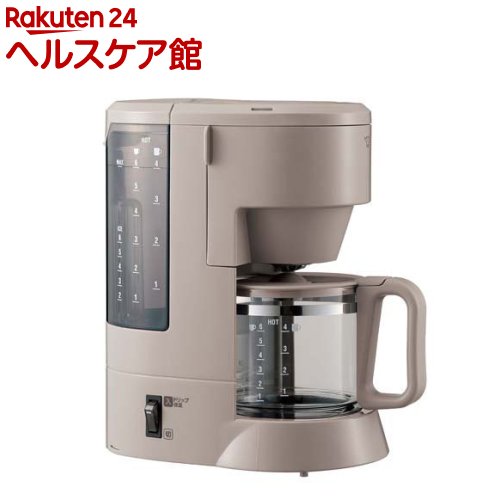 ZOJIRUSHI 珈琲通 コーヒーメーカー　ハーブカカオ EC-VE60-TK Amazon | ZOJIRUSHI 珈琲通 コーヒーメーカー (ミルつき) ハーブカカオ