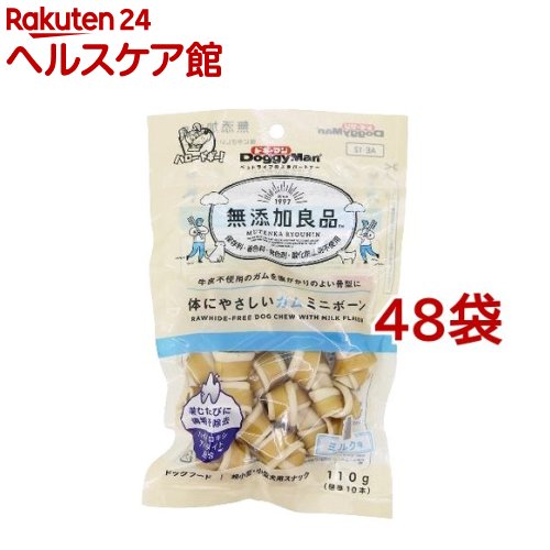 ドギーマン 無つけ加える良品 体に分かりやすいチュインガム ミニボーン(110g*48袋仕掛ける)【ドギーマン(Doggy Man)】