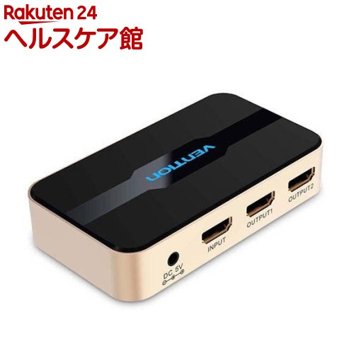 VENTION 1 In 2 Out HDMI スプリッター Gold AC-2472(1個)【VENTION】