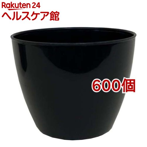 工業プラントポット 丸2.5号 0.16L 黒いこと(600個仕掛ける)