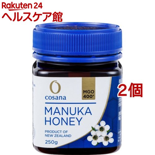 コサナ マヌカハニー MGO400+(250g*2個セット)【コサナ】|24 ヘルスケア館