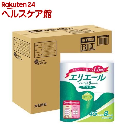 楽天市場】エリエール トイレットペーパー 1.5倍巻 シングル