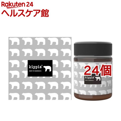 キッピス 髪と肌のトリートメントワックス 心やすらぐ森と薬草の芳ばしさ(40g*24個書き割り)【kippis(キッピス)】[髪の毛世話をする 髪の毛蝋涙 手当て]