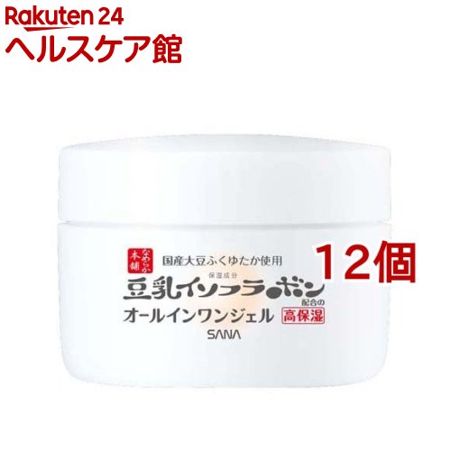 なめらか本舗 とろんと濃ジェル エンリッチ NC(100g*12個セット)【なめらか本舗】[豆乳イソフラボン(保湿成分) オールインワン 下地]｜24 ヘルスケア館