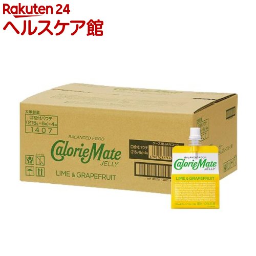 楽天市場】カロリーメイト ゼリー アップル味(215g*6コ入*4