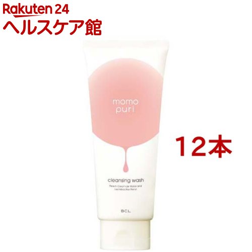 ももぷり 潤いクレンジング洗顔(150g*12本セット)【ももぷり】
