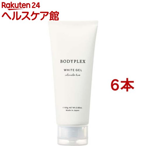 ボディプレックス 薬用ホワイトジェル ローズ＆ゼラニウムの香り(100g*6本セット)【ボディプレックス】