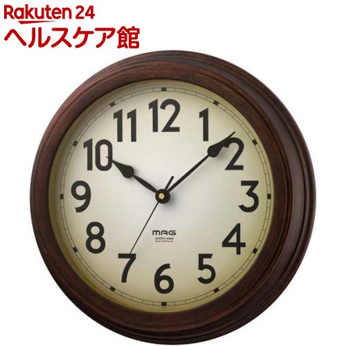 マグ 電波掛時計 大正館 W-778 BR-Z(1個)【マグ】