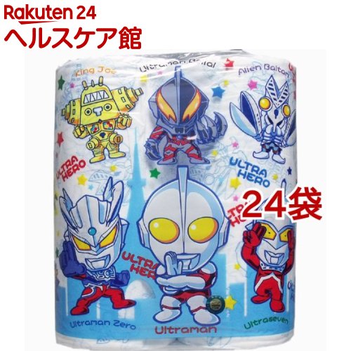 ウルトラヒーロー トイレットペーパー(4ロール*24袋セット)