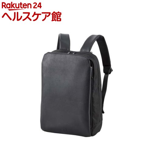 エレコム リュック ビジネスリュック 2way 薄型 自立設計 撥水加工 REFLOK ブラック(1個)
