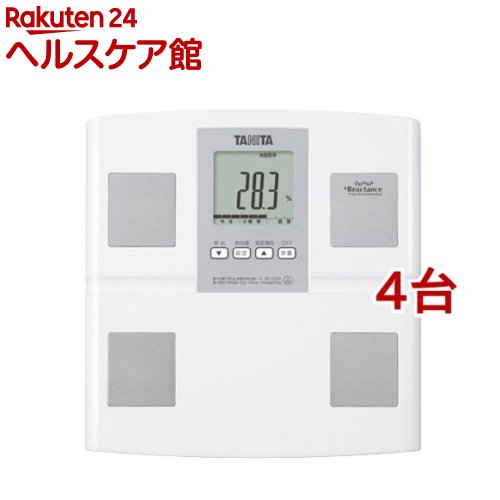 タニタ 体組成計 ヘルスメーター ホワイト BC-705N-WH(4台セット)【タニタ(TANITA)】|24 ヘルスケア館