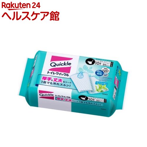 トイレクイックル トイレ掃除シート 詰め替え(10枚入)【クイックル】