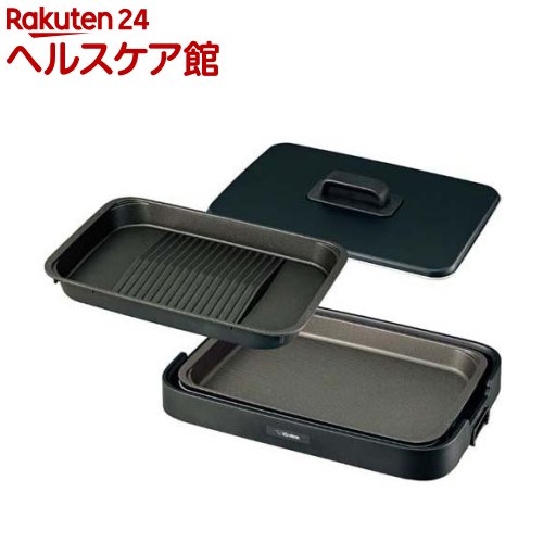 象印 ホットプレート ブラック EA-KA10-BA 象印 ホットプレート 深型プレート 深型 すき焼き EA-KA10 パエリア ZOJIRUSHI パスタ eaka10 送料無料 楽天市場】ホットプレート象印 やきやき 深型 傾斜溝つき焼肉 2枚