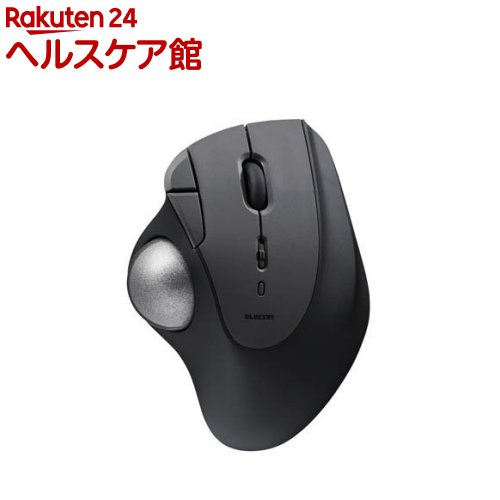 エレコム トラックボールマウス Bluetooth 無線 5ボタン ベアリングユニット ブラック(1個)