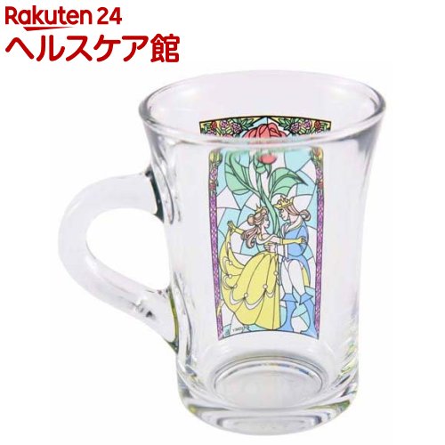 ヤクセル ディズニー ステンドグラス風 マグカップ 美女と野獣(1個)【ヤクセル(Yaxell)】画像