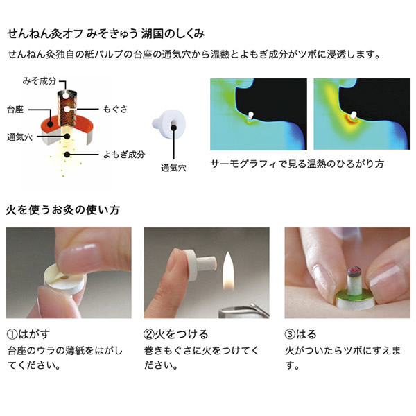 魅力の せんねん灸 オフ みそきゅう 湖国 230点入 turbonetce.com.br