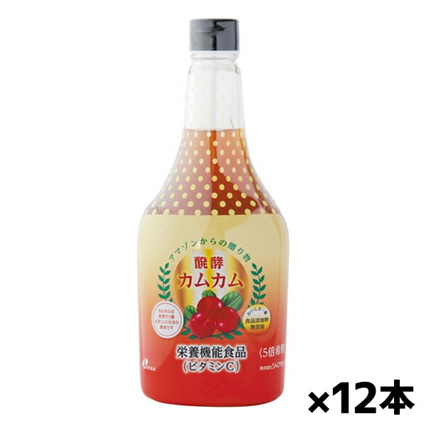 ジャフマック 醗酵カムカム 565ml x12本(発酵カムカム ペルー産 てん菜糖 アセロラ カムカム由来天然ビタミンC)