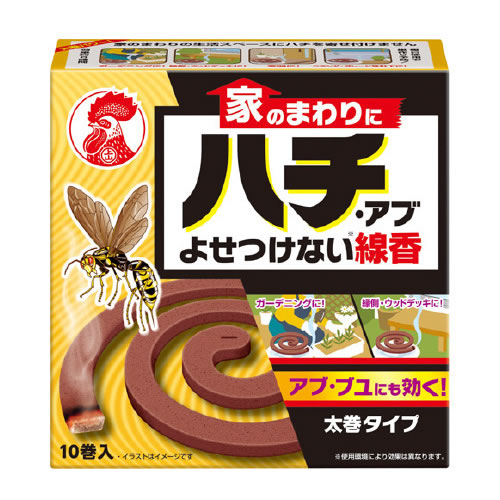 大日本除虫菊 蜂アブ用蚊取り線香 家のまわりにハチ 金鳥 大日本除虫菊 蜂アブ用蚊取り線香