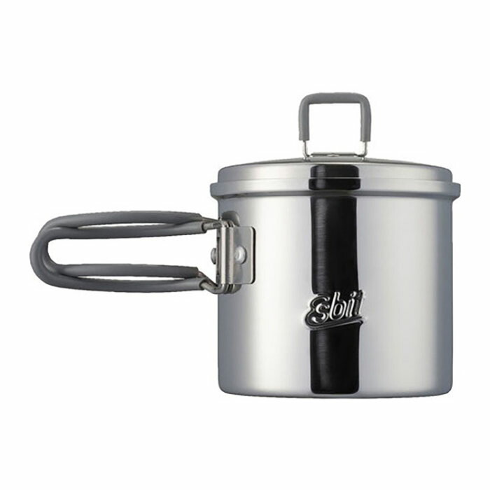 ESBIT エスビット ステンレスポット 625ml アウトドア キャンプ クッカー ポット 調理 高品質 メッシュバッグ付き キャンプ ESPT625ST0