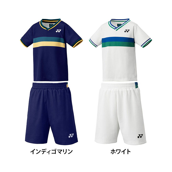 【送料無料】YONEX ヨネックス ジュニア ジュニアTシャツ/ハーフパンツセット テニス バドミントン トップス セットアップ 上下セット 48001J