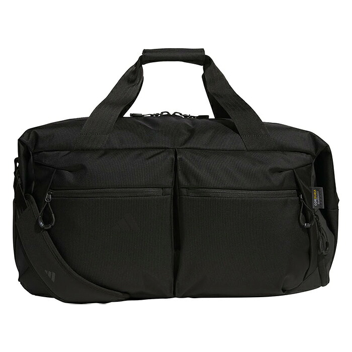 adidas アディダス ユニセックス Op/syst.ダッフルバッグ(ブラック)50L かばん ボストンバッグ 小旅行 プチ旅行 スポーティー 軽量 耐久性 KLA22