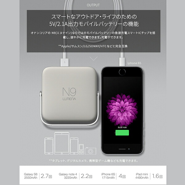 LUMENAルーメナーユニセックスLUMENA充電式LEDランタンLUMENA7ルーメナー7迷彩グリーンライトLED明るさ4段階軽量コンパクトシンプル耐久性防災LUMENA7GRN
