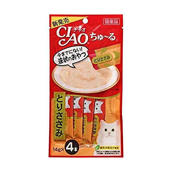 楽天市場】CIAO(チャオ) ちゅ〜る トリササミ日本海産カニ 14g*4 : 健康エクスプレス