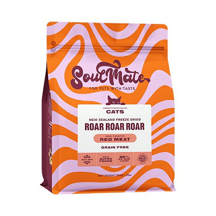 [SoulMate ソウルメイト]CAT フリーズドライフード レッドミート 400g x1個(キャットフード 猫用ごはん フリーズドライ製法 ニュージーランド産)