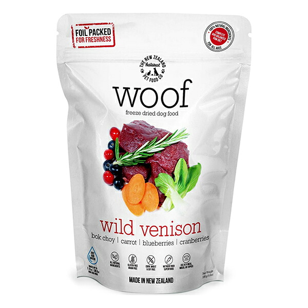 [Furryfrien]WOOF ワイルドベニソン 1kg(犬用品 ドッグフード)