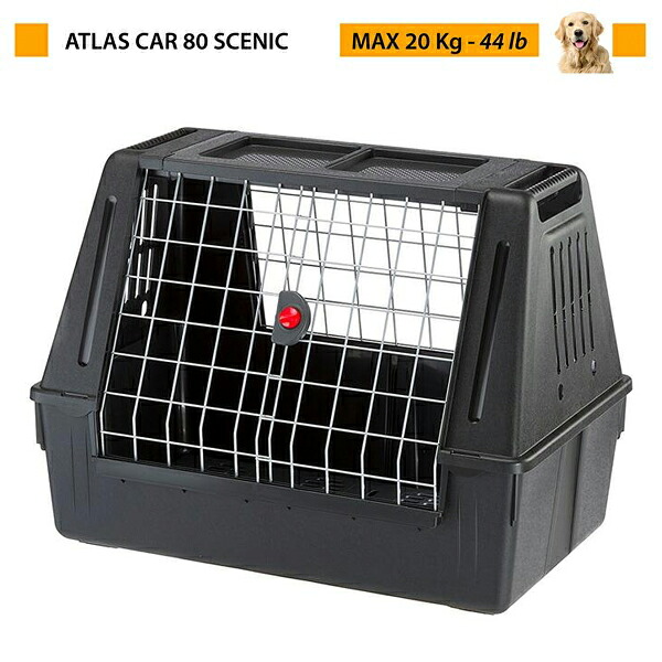 イタリアferplast社製 アトラスカー シニック 80 atlas CAR クレート 犬 ゲージ ドライブ(ペット用品 キャリー)
