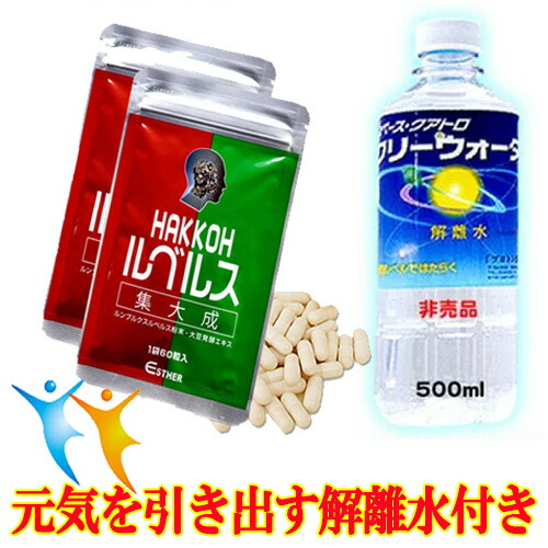 超痩せぎす水500ml1本差し上げ物付き添い人HAKKOHルベルスまとめ上げる（しゅうたいせい）60粒×2容器に並べる（30日分）【トキワ漢方製薬】【貨物輸送無料】