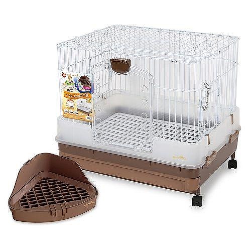 【迅速発送】マルカン うさぎのカンタンおそうじケージ 三角形トイレセット 新品 b4906456578161_1.jpg
