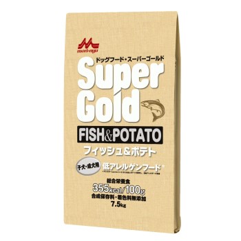 ◇森乳サンワールドスーパーゴールド 魚族\u0026ジャガタラ芋 犬ころ・成犬用 7.5kg