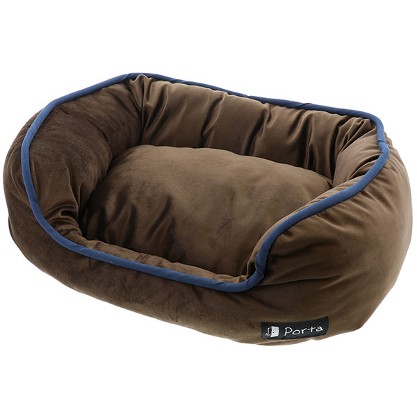 Petio(ペティオ) Porta(ポルタ)犬用ベッド クッション付 あったか包み込みベッド M ベロアブラウン