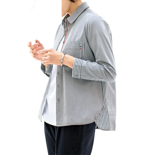 美品LIKEFORLIKEストライプジャケットブラウス ストライプブラウス｜BIGI online store - ビギ オンラインストア