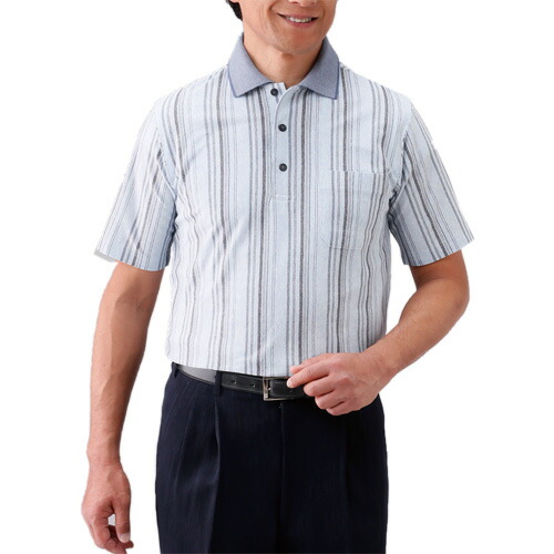 楽天市場】ポロシャツ メンズ 半袖 春夏 日本製 さわやか ボーダー