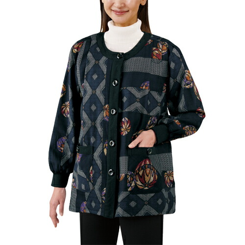 楽天市場】半纏 はんてん 長め レディース 日本製 和柄 あたたかロング