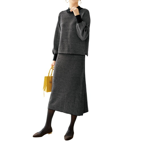 楽天市場】セットアップ ハイネックカットソー パンツ ショール