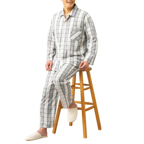 楽天市場】夏パジャマ 前開き メンズ シニア ジョージケント 綿