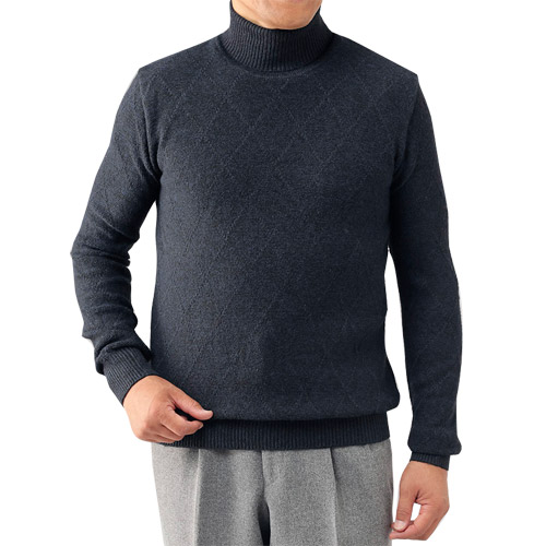 楽天市場】ニット セーター メンズ シニア 秋冬 刺繍入り