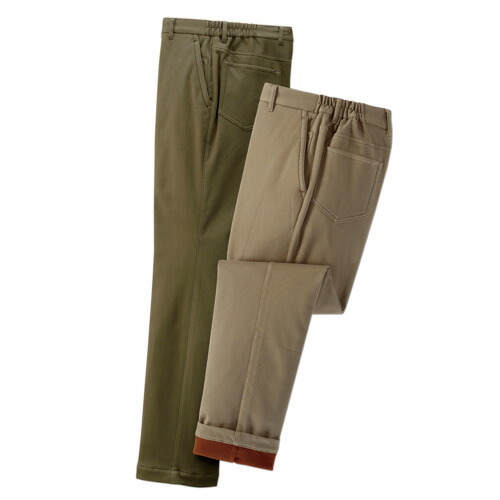 楽天市場】メンズ あったかパンツ 秋冬 日本製 お父さんの楽らく暖か