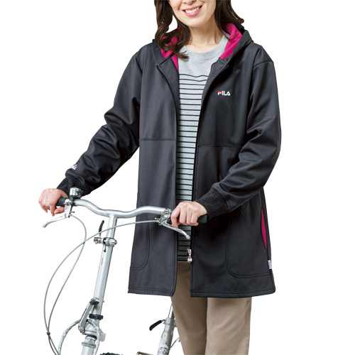 楽天市場】ジャケット ＜FILA＞防風ロングパーカー(M〜LL