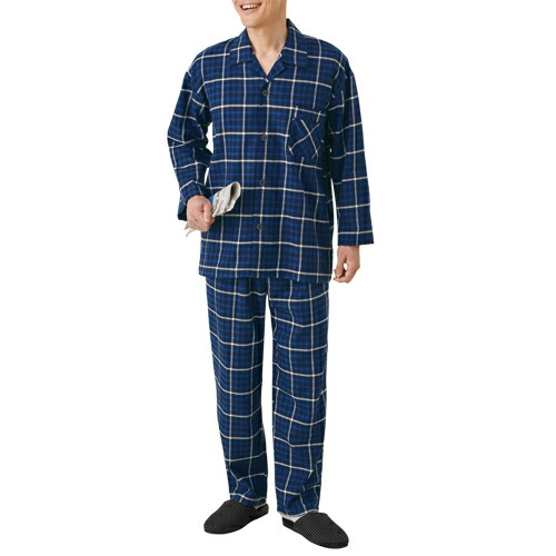 楽天市場】前開き 夏パジャマ メンズ シニア 日本製 播州織楊柳