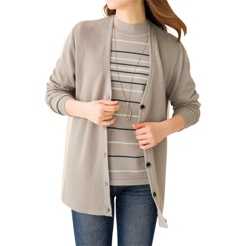 ７８３６【新品】レディースミセスシニア　暖かモヘヤ混　裏付きカーディガン　ニット 楽天市場】ニットカーディガン カーデ レディース 日本製 モヘヤ混