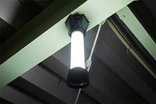 LEDシリンダーライト ライト 照明 LED ランタン 防災グッズ アウトドア 倉庫など ライトスタンド LEDライト 懐中電灯 マグネット付き 磁石　pos　edo　p25682｜健康と快適生活　店