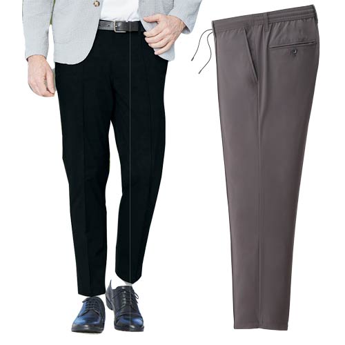 サマースラックス メンズ シニア 東レ エラスフィット使用 杢調快適パンツ 3色組 選べる股下丈 ズボン 紳士服 男性 ネイビー グレー 紺色 灰色 ウエストゴム 洗える ウォッシャブル サマーパンツ 50代 60代 70代 80代 父の日 お父さん 裾上げ済み 春夏　kuri　p24055　p26273 楽天市場】サマースラックス メンズ シニア 東レ エラスフィット使用