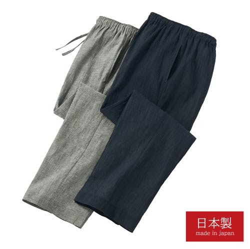 楽天市場】イージーパンツ メンズ シニア 春夏 日本製 高島ちぢみ