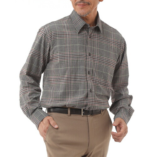 長袖シャツ メンズ シニア 秋冬 ダンロップ・リファインド やわらかチェック柄シャツ（3色組） 選べる袖丈 紳士服 シニア 男性 シニアファッション 50代 60代 70代 80代 父の日 お父さん 秋冬　fri　p21726 楽天市場】シャツ メンズ シニア 秋冬 ダンロップ・リファインド