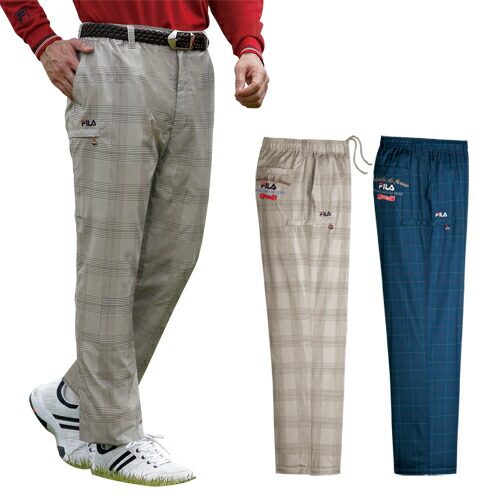 楽天市場】カーゴパンツ メンズ シニア 秋冬 裏起毛チドリ柄ストレッチ